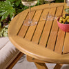 Ashdown Folding Bistro Set with Cushions - Heritage Gardens UK Online Garden Centre
