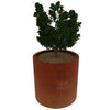 Cylinder Corten Steel Planter - Heritage Gardens UK Online Garden Centre
