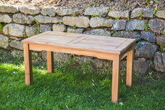 Solid Teak Rectangular 90cm Patio Table