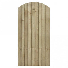 Featheredge Arch Top Wooden Gate