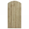 Featheredge Arch Top Wooden Gate