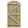 Featheredge Arch Top Wooden Gate - alternate view