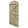 Featheredge Arch Top Wooden Gate - view 4