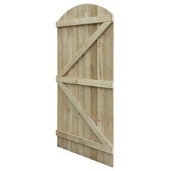 Featheredge Arch Top Wooden Gate