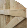 Featheredge Arch Top Wooden Gate - view 6