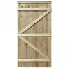 Featheredge Square Top Wooden Gate - alternate view