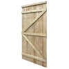 Featheredge Square Top Wooden Gate - view 4
