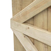 Featheredge Square Top Wooden Gate - view 6