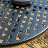 Heritage Lattice Design Bistro Set - Black - Heritage Gardens UK Online Garden Centre