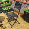 Heritage Lattice Design Bistro Set - Black - Heritage Gardens UK Online Garden Centre