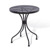 Heritage Lattice Design Bistro Set - Black - Heritage Gardens UK Online Garden Centre