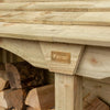 Heritage Premium T&G Tall Double Log Store - Heritage Gardens UK Online Garden Centre
