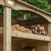 Heritage Premium T&G Tall Double Log Store - Heritage Gardens UK Online Garden Centre