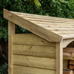 Heritage Premium T&G Tall Double Log Store