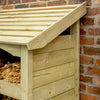 Heritage Premium T&G Tall Single Log Store - Heritage Gardens UK Online Garden Centre