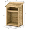 Heritage Premium T&G Tall Single Log Store - Heritage Gardens UK Online Garden Centre