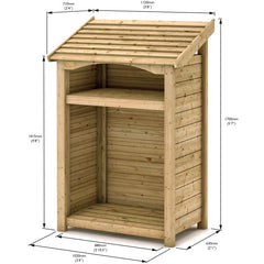 Signature Heritage T&G Tall Single Log Store