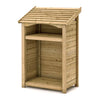 Heritage Premium T&G Tall Single Log Store - Heritage Gardens UK Online Garden Centre