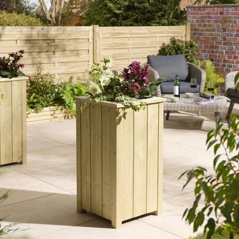 Heritage Tall Square Planter - Heritage Gardens UK Online Garden Centre