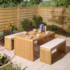 Kyoto 4 Seat Dining Set - Heritage Gardens UK Online Garden Centre