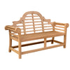 The Sissinghurst Solid Teak Lutyens Garden Bench | 3 Seater - Heritage Gardens UK Online Garden Centre