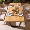 Oslo 4 Seat Dining Set - Heritage Gardens UK Online Garden Centre
