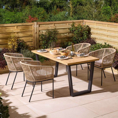 Oslo 4 Seat Dining Set - Heritage Gardens UK Online Garden Centre
