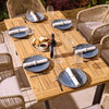 Oslo 6 Seat Dining Set - 160cm Table - Heritage Gardens UK Online Garden Centre
