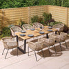Oslo 8 Seat Dining Set - Heritage Gardens UK Online Garden Centre