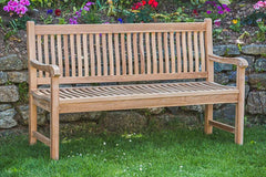 Solid Teak  Garden Bench