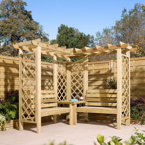 Richmond Corner Arbour - Heritage Gardens UK Online Garden Centre
