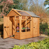 Rowlinson 8x6 Growhouse With Store - Heritage Gardens UK Online Garden Centre