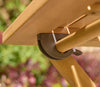 Ascot Folding Side Table hardware close-up