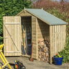 Rowlinson Oxford Shed and Log Store - Heritage Gardens UK Online Garden Centre