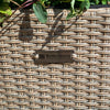 Rowlinson Square Natural Rattan Planter - Pack of 2 - Heritage Gardens UK Online Garden Centre