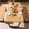 Stockholm 4 Seat Dining Set - Heritage Gardens UK Online Garden Centre