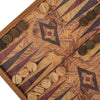 Manopoulos Classic 2 in 1 Chess/Backgammon Games Set in Walnut - Small