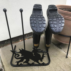 2 Pair Boot Rack - Welsh Dragon