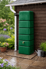 Tall & Slim 330L Water Butt - Green