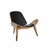 Hans Wegner CH07 Shell Chair, Black & Walnut