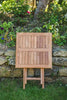 The Heritage Solid Teak 2 Seater Folding Table & Arm Chairs - Heritage Gardens UK Online Garden Centre