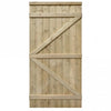 Tongue & Groove Square Top Wooden Gate - alternate view