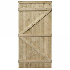 Tongue & Groove Square Top Wooden Gate