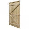 Tongue & Groove Square Top Wooden Gate - view 4
