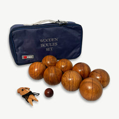 Wooden Boules Set