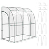 Walk-In Lean to Wall Tunnel Greenhouse - Heritage Gardens UK Online Garden Centre