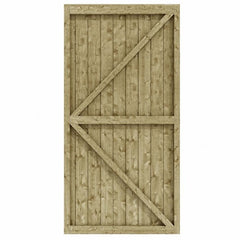 Vertical Board Gate 6' x 3' Pressure Treated