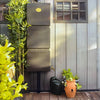 Wall Mounted 100L Rainwater Storage Tank - Black
