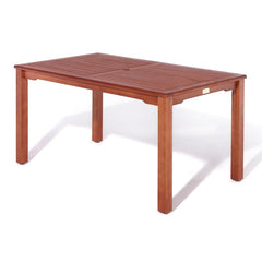 Willington Six Seater Rectangular Hardwood Furniture Set