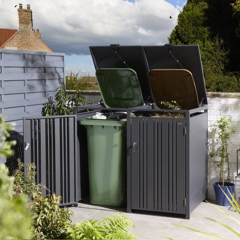 Wimbledon Double Bin Store - Heritage Gardens UK Online Garden Centre